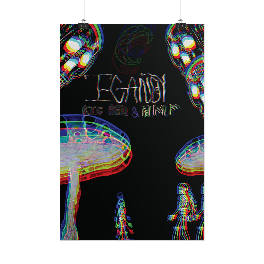 I-KANDY| "Psychedelic" Poster (Matte & Semi Glossy High Quality)