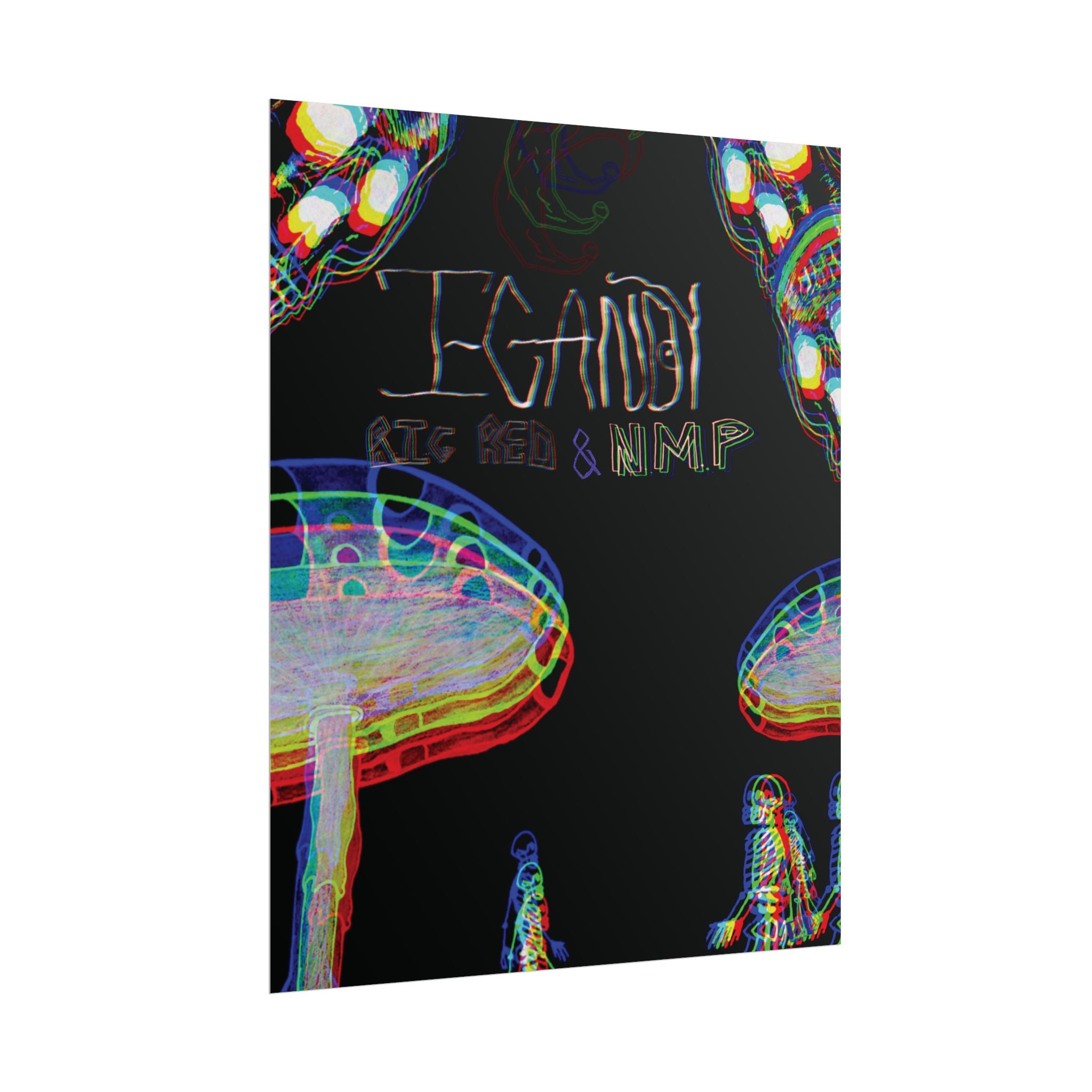 I-KANDY| "Psychedelic" Poster (Matte & Semi Glossy High Quality)