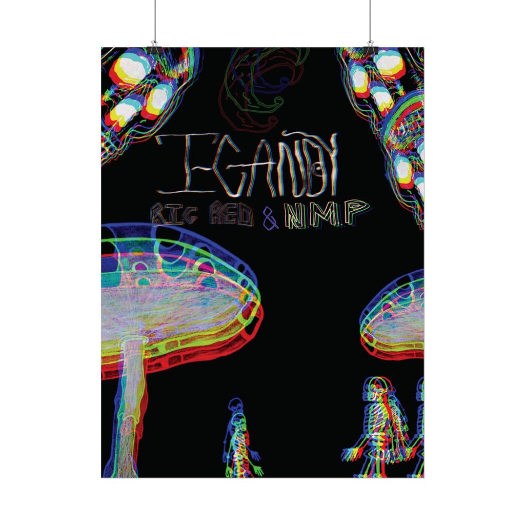 I-KANDY| "Psychedelic" Poster (Matte & Semi Glossy High Quality)