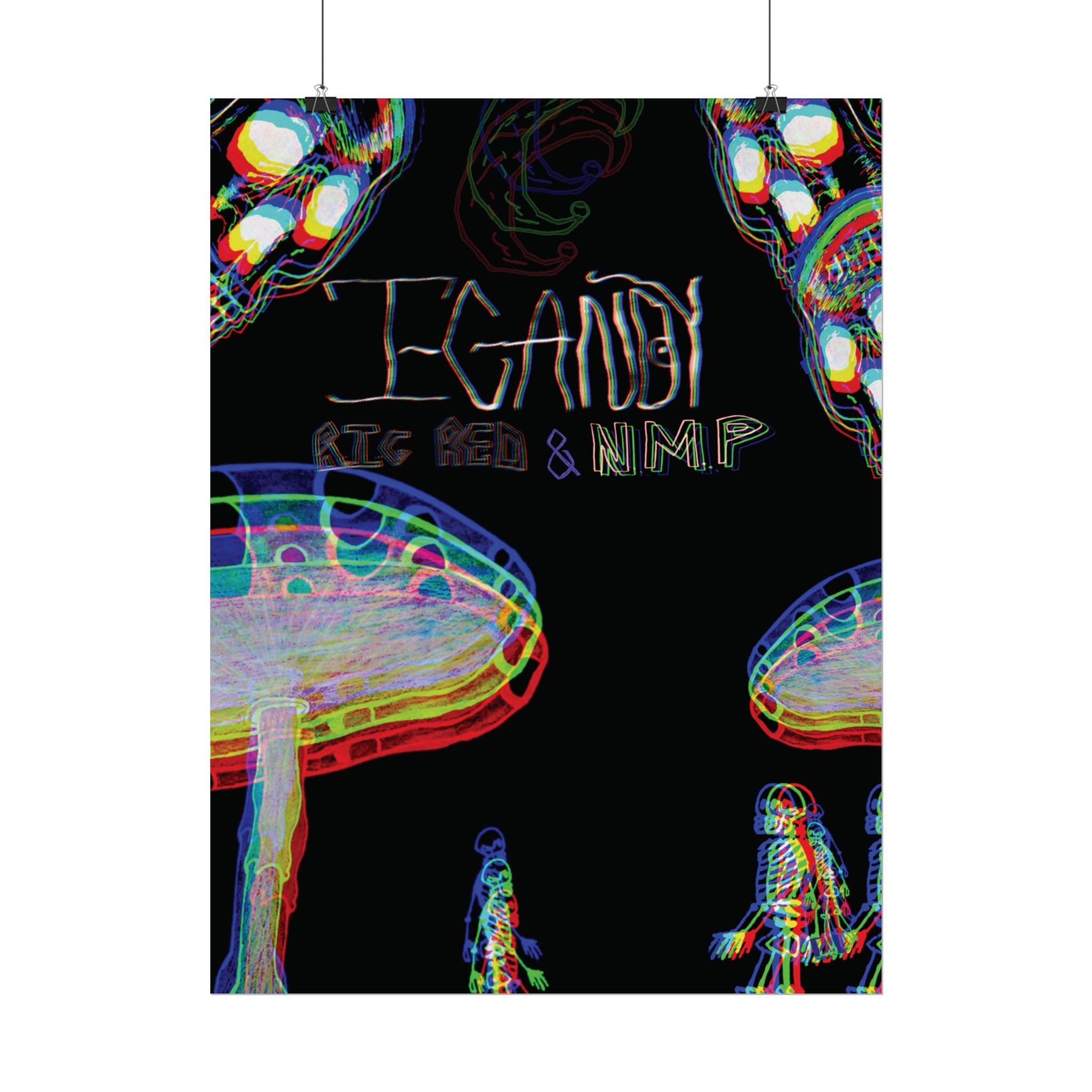 I-KANDY| "Psychedelic" Poster (Matte & Semi Glossy High Quality)