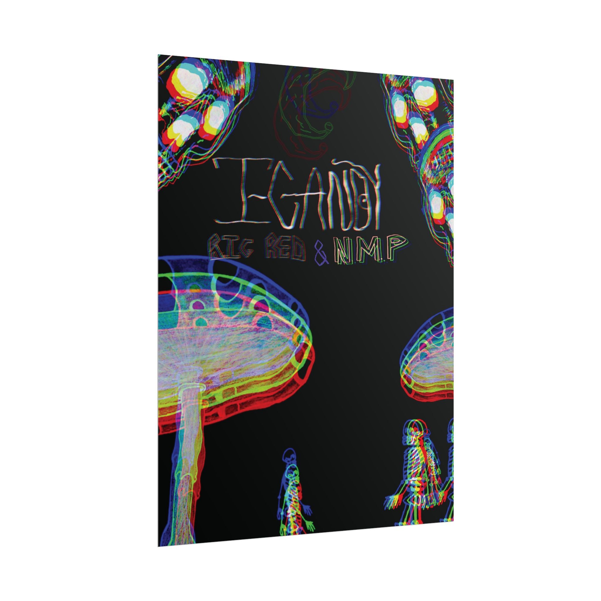 I-KANDY| "Psychedelic" Poster (Matte & Semi Glossy High Quality)