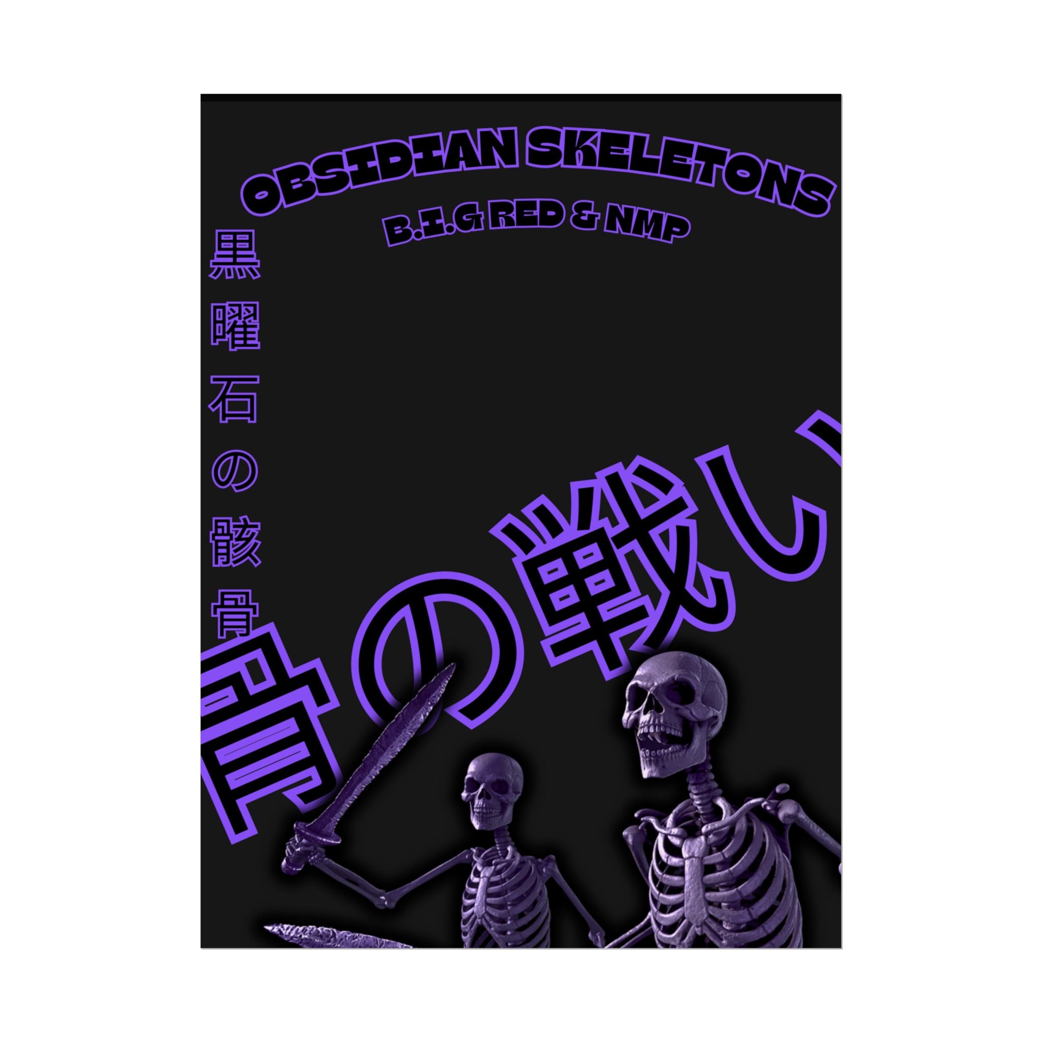 Obsidian Skeletons Poster