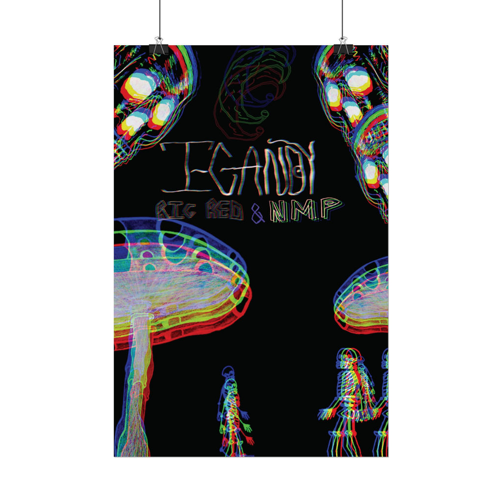 I-KANDY| "Psychedelic" Poster (Matte & Semi Glossy High Quality)