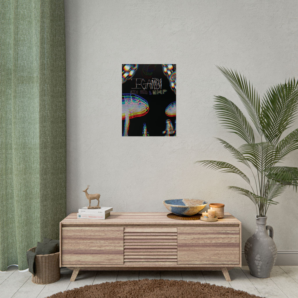 I-KANDY| "Psychedelic" Poster (Matte & Semi Glossy High Quality)