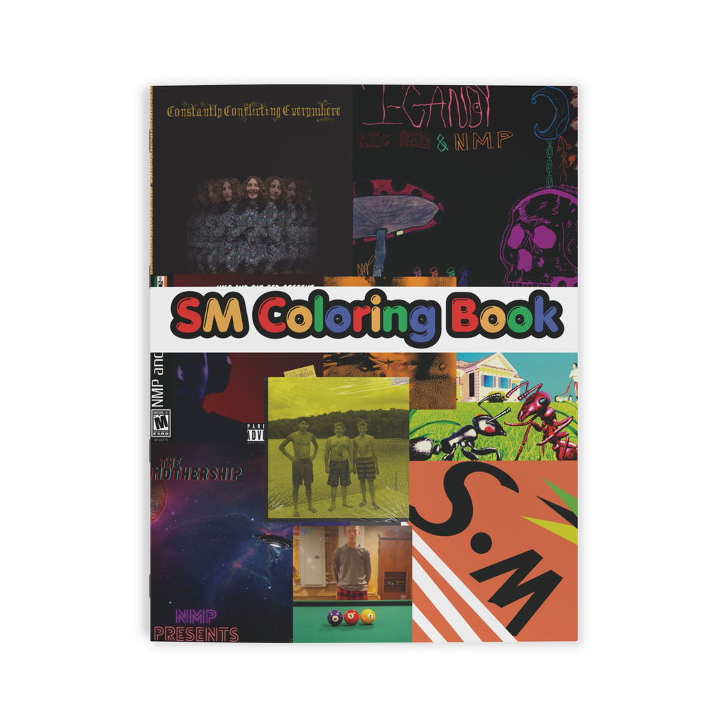 SM Coloring Book — Album Art Collage Coloring Book for Music Fans