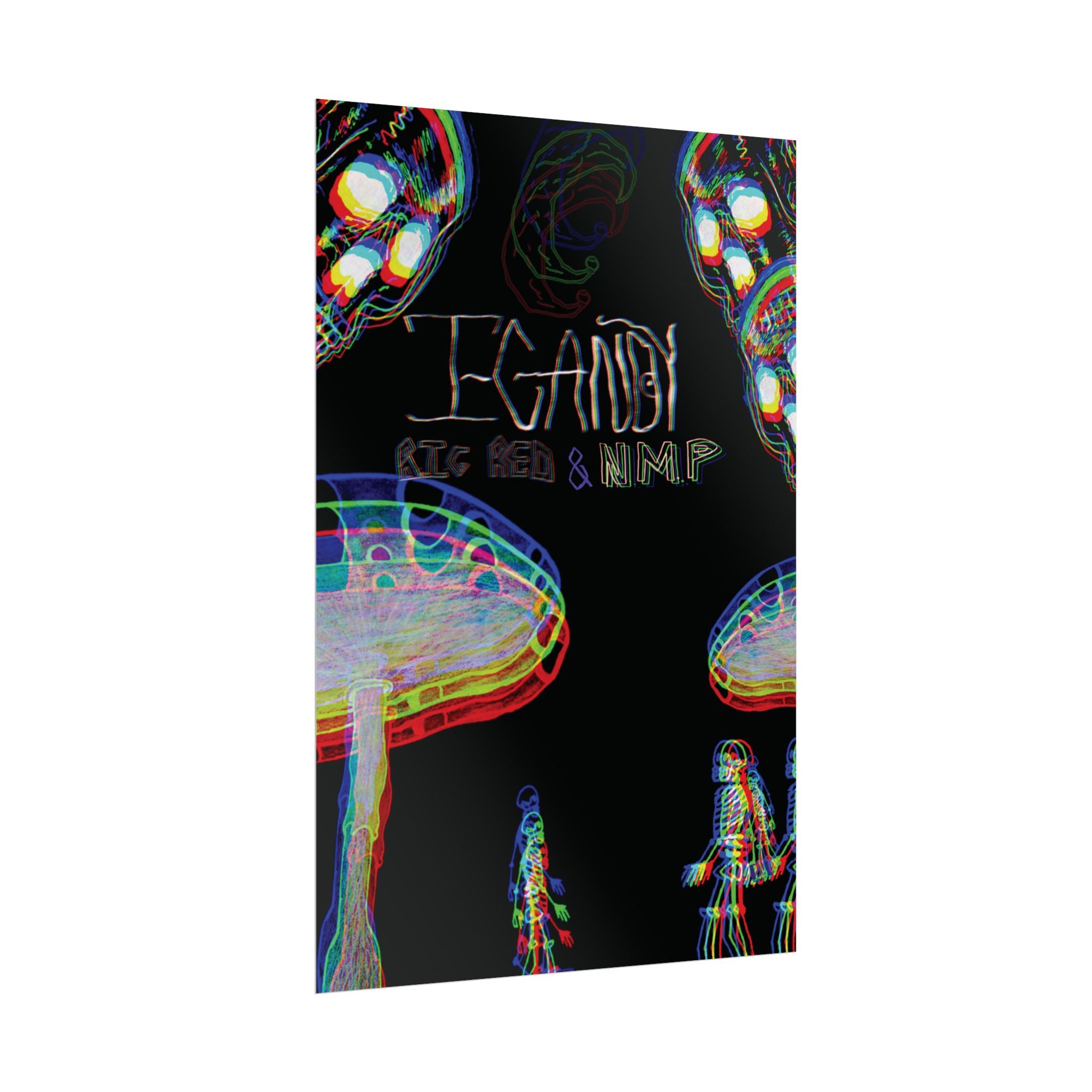 I-KANDY| "Psychedelic" Poster (Matte & Semi Glossy High Quality)