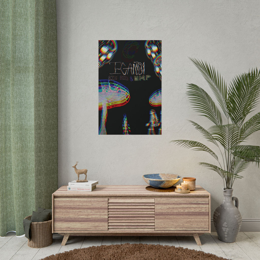 I-KANDY| "Psychedelic" Poster (Matte & Semi Glossy High Quality)