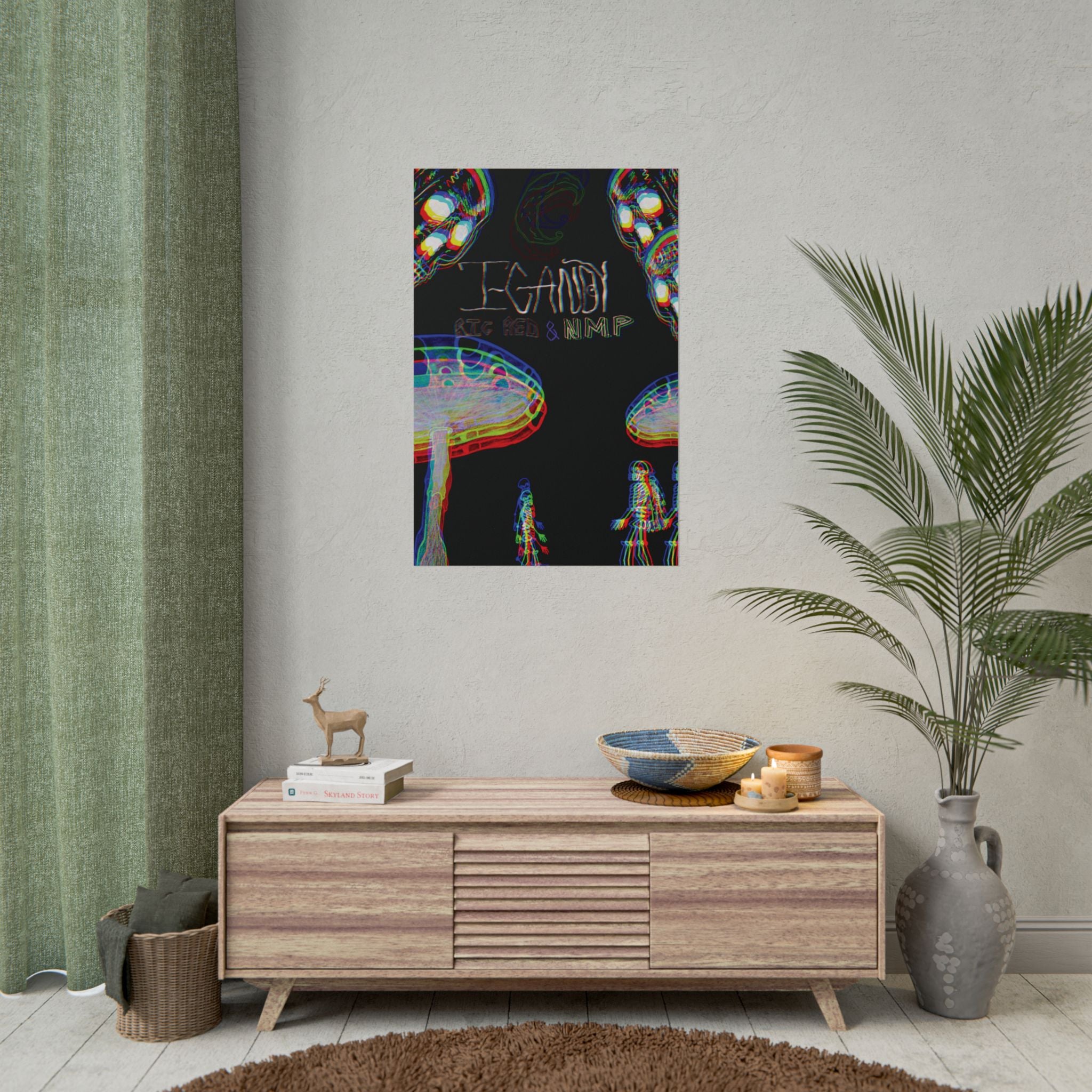 I-KANDY| "Psychedelic" Poster (Matte & Semi Glossy High Quality)