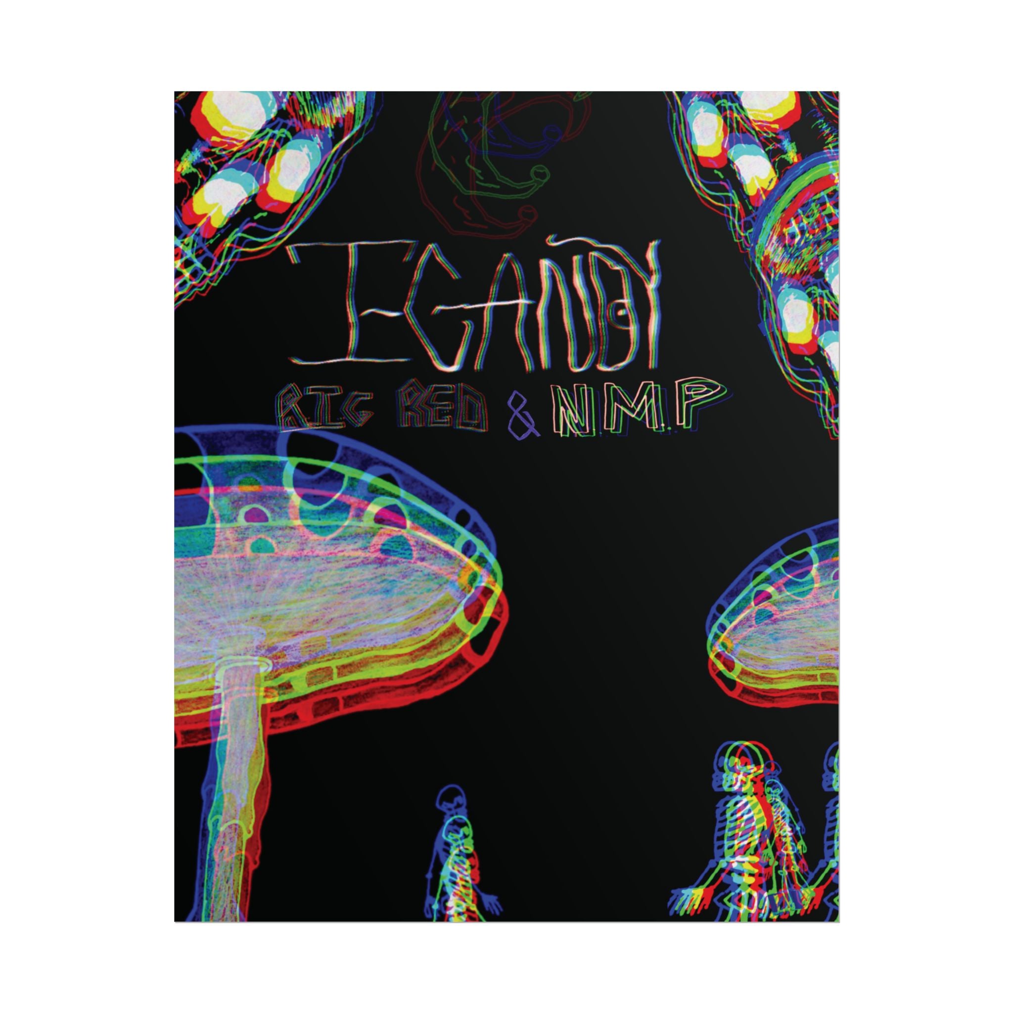 I-KANDY| "Psychedelic" Poster (Matte & Semi Glossy High Quality)