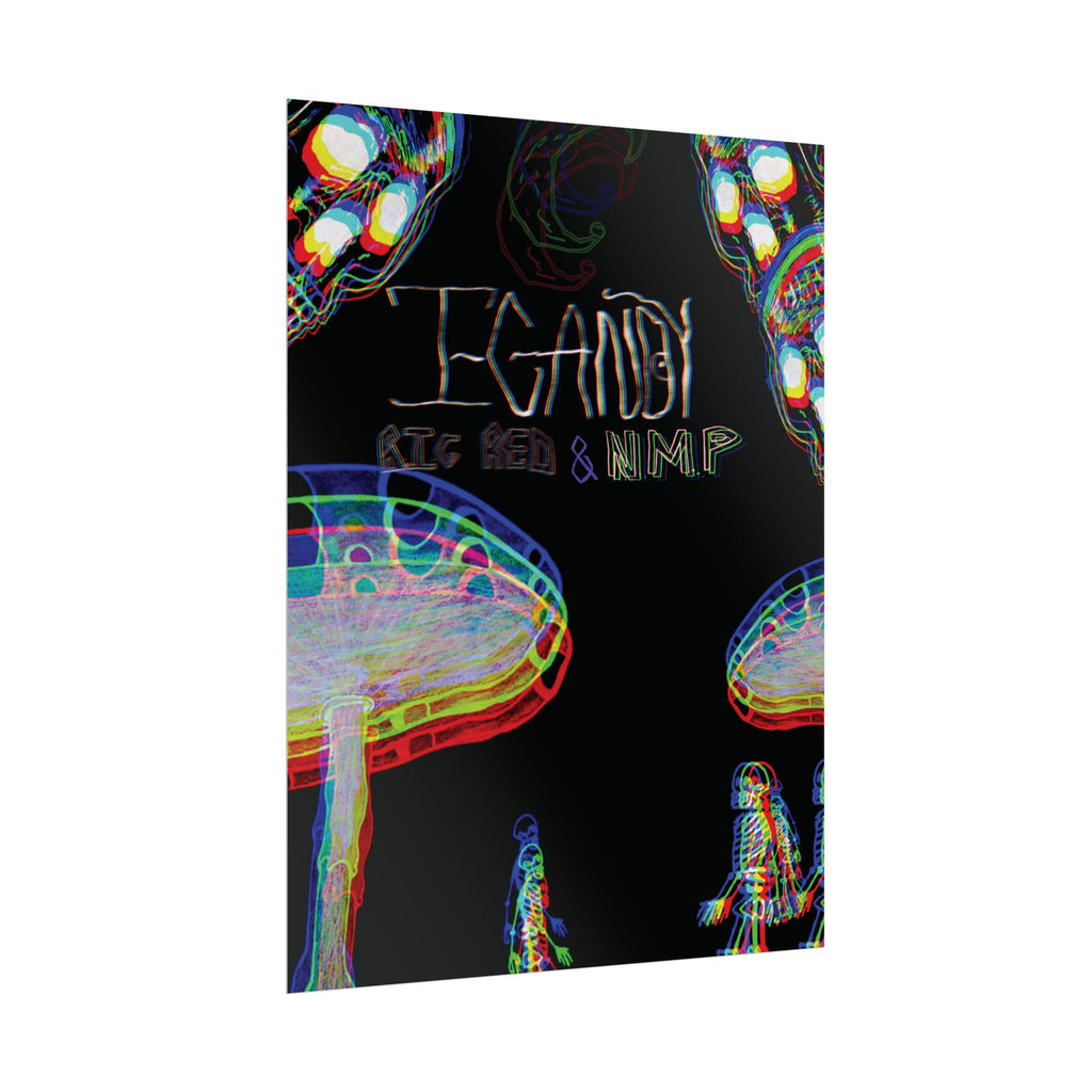 I-KANDY| "Psychedelic" Poster (Matte & Semi Glossy High Quality)