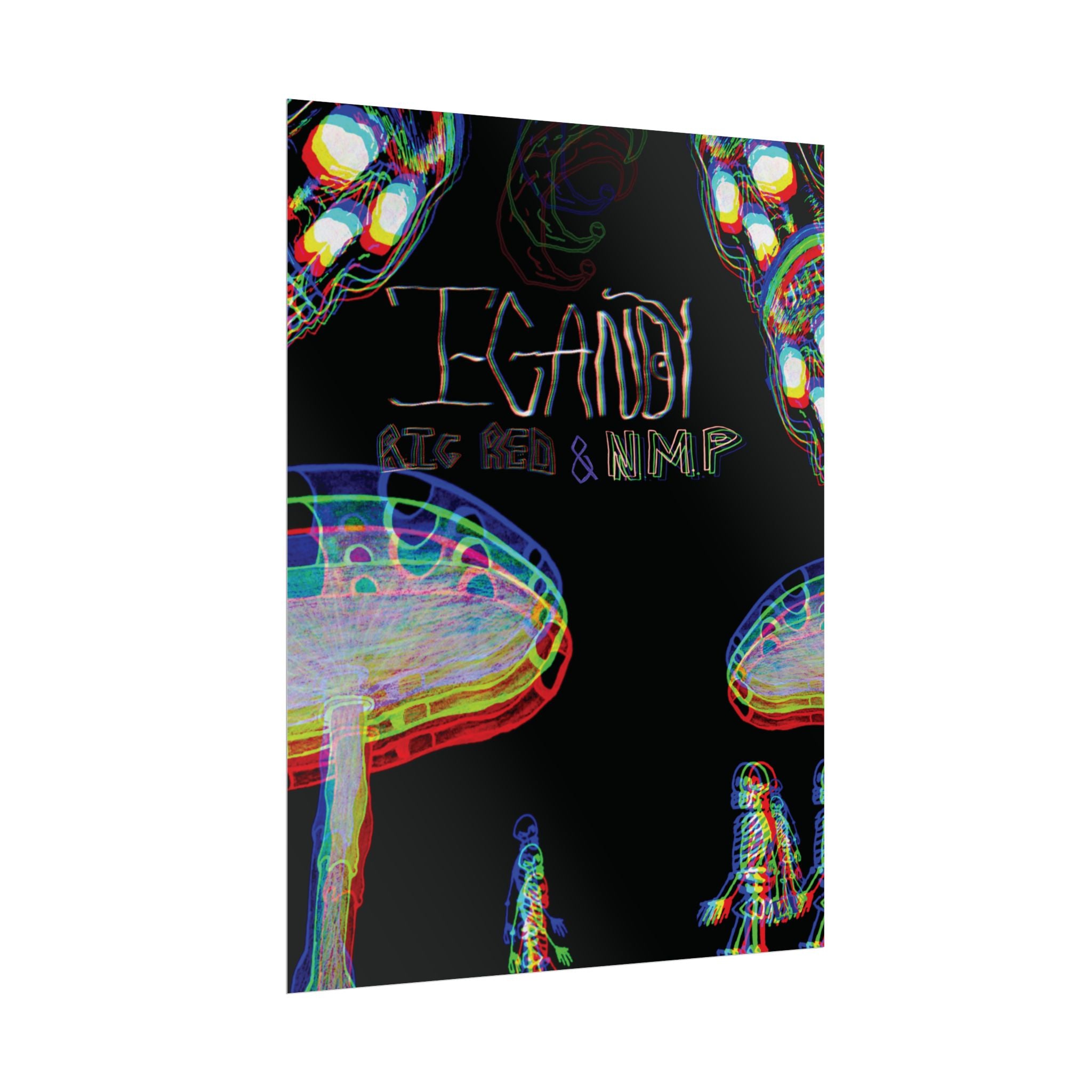 I-KANDY| "Psychedelic" Poster (Matte & Semi Glossy High Quality)