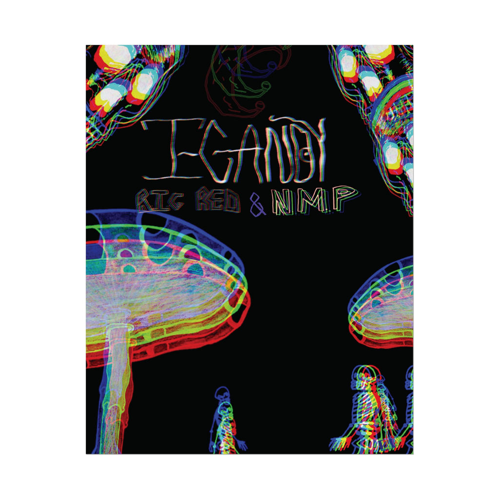 I-KANDY| "Psychedelic" Poster (Matte & Semi Glossy High Quality)