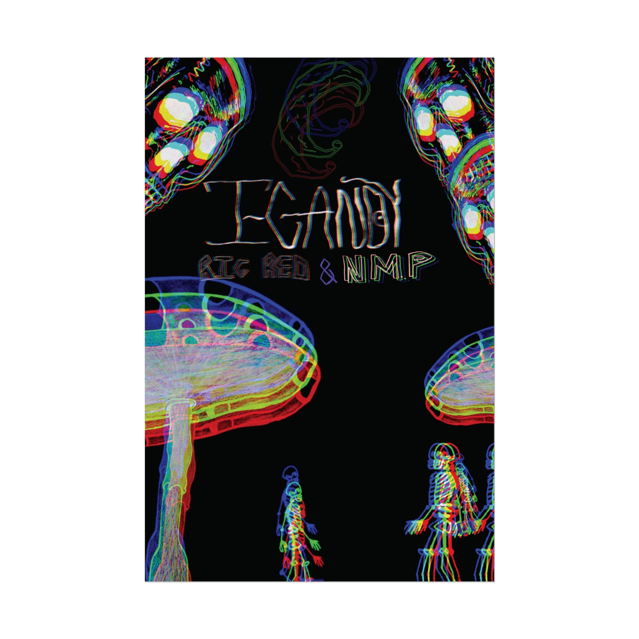 I-KANDY| "Psychedelic" Poster (Matte & Semi Glossy High Quality)