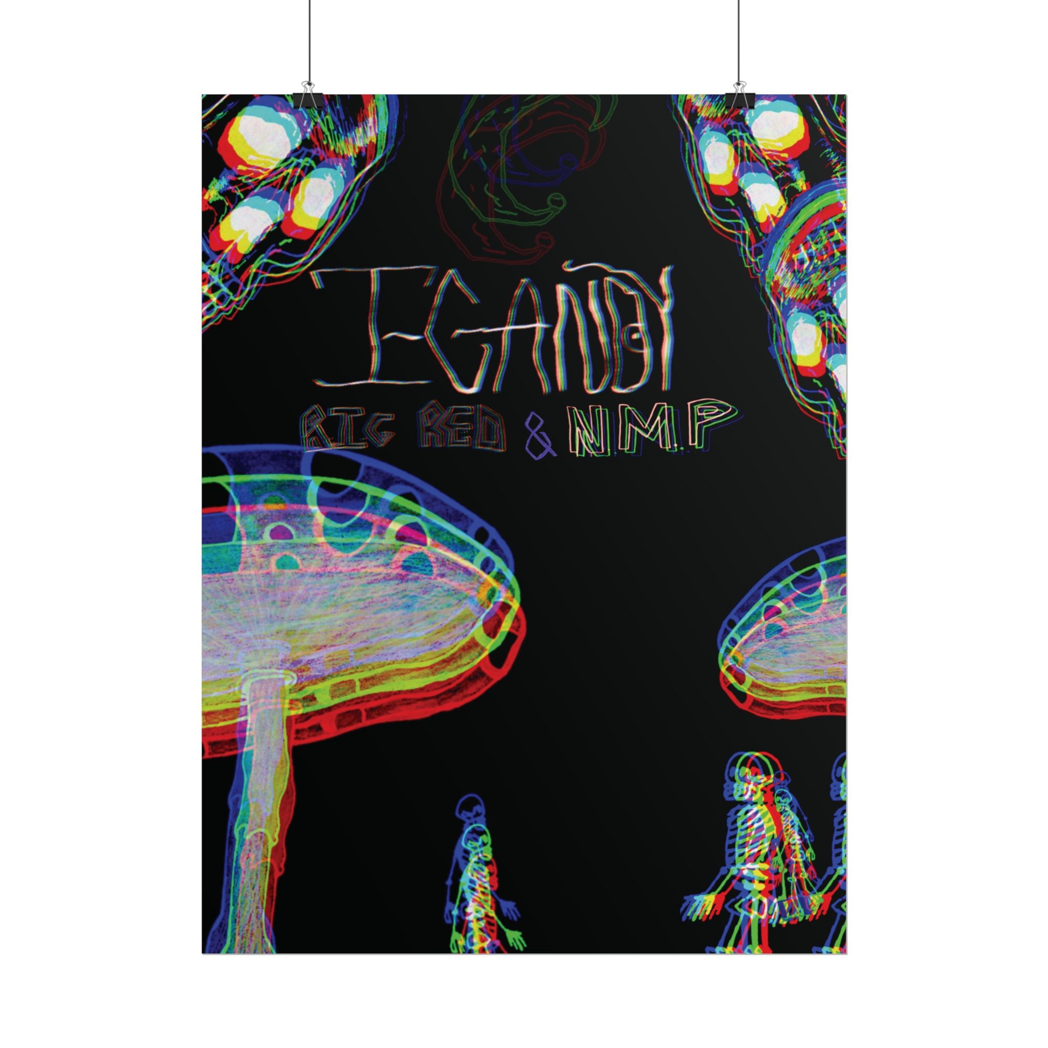 I-KANDY| "Psychedelic" Poster (Matte & Semi Glossy High Quality)