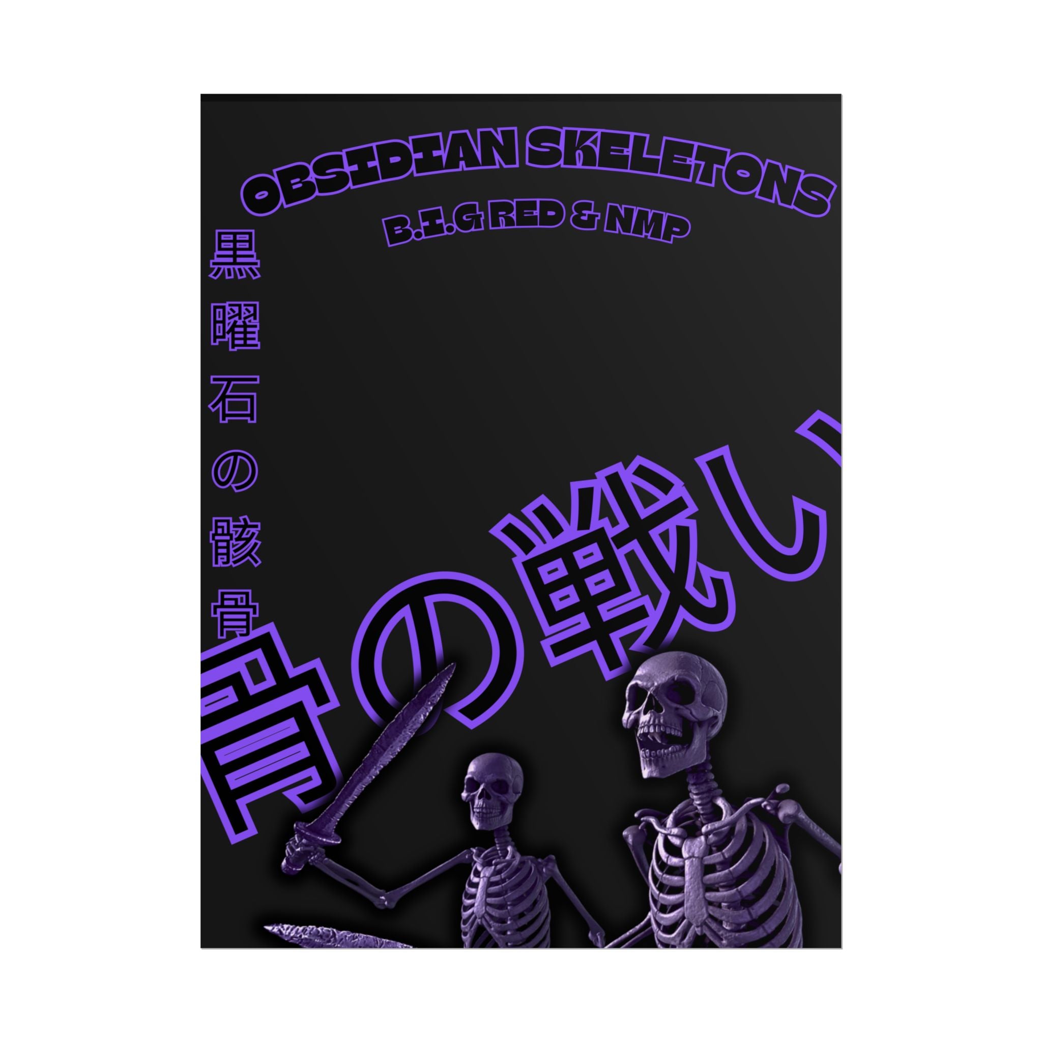 Obsidian Skeletons Poster