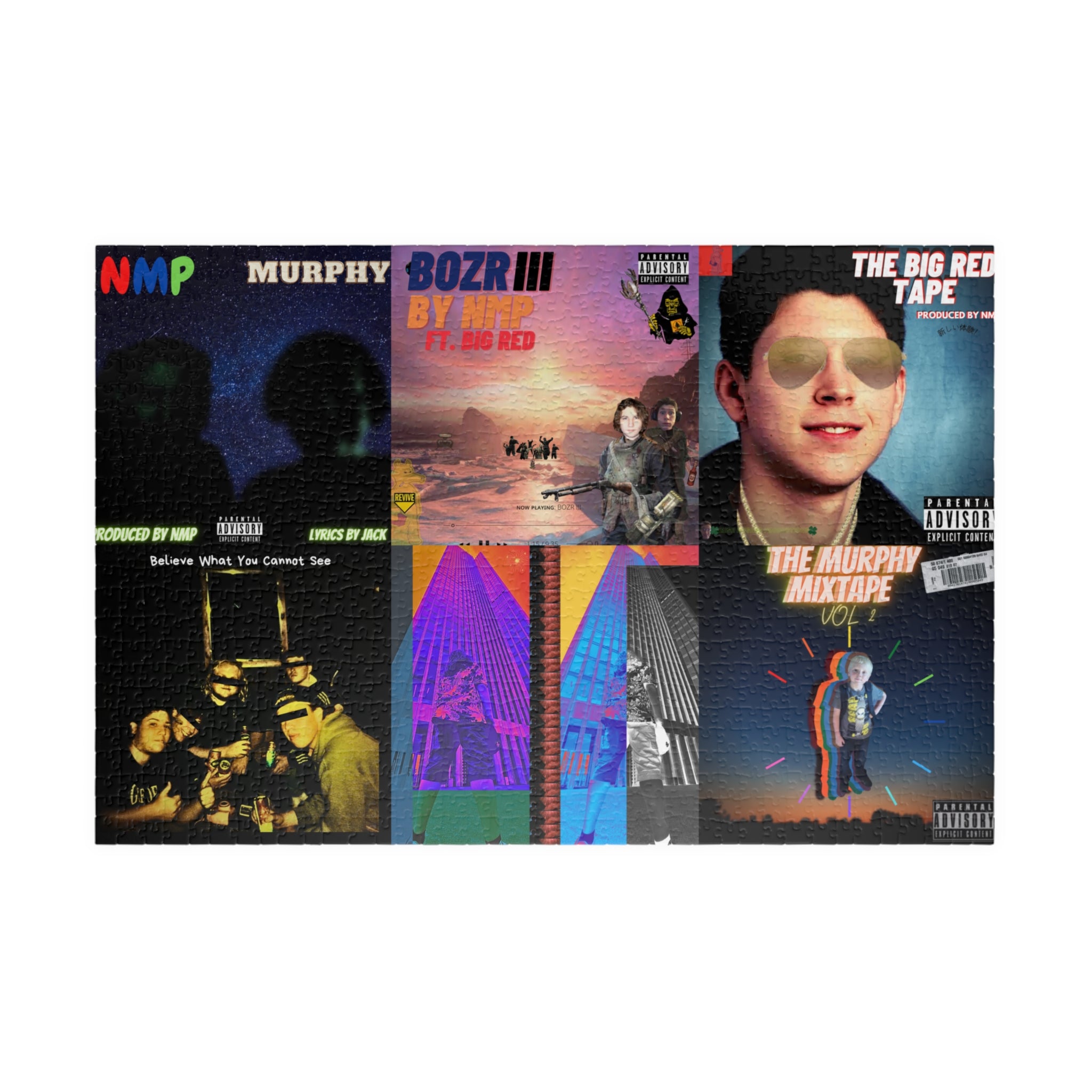 Album Covers Puzzle 3 (1014 Pieces)
