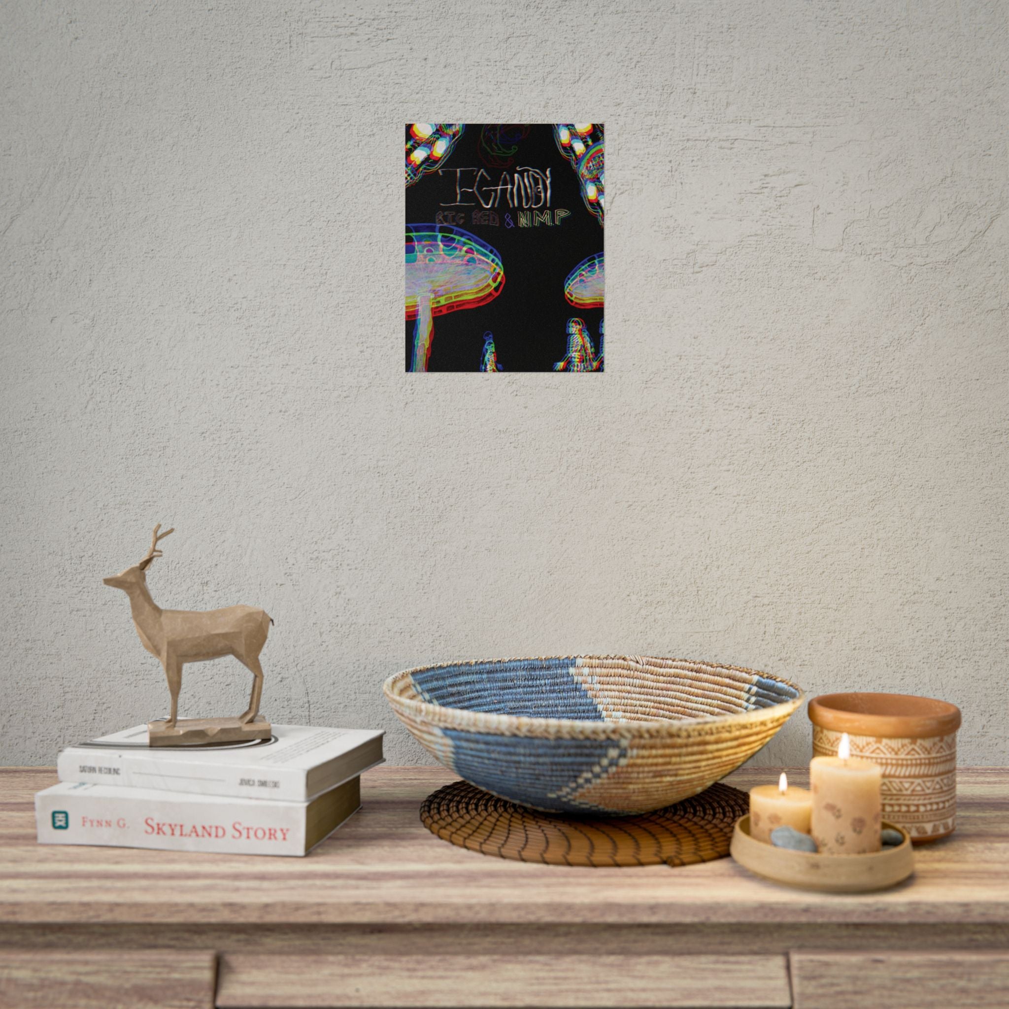 I-KANDY| "Psychedelic" Poster (Matte & Semi Glossy High Quality)