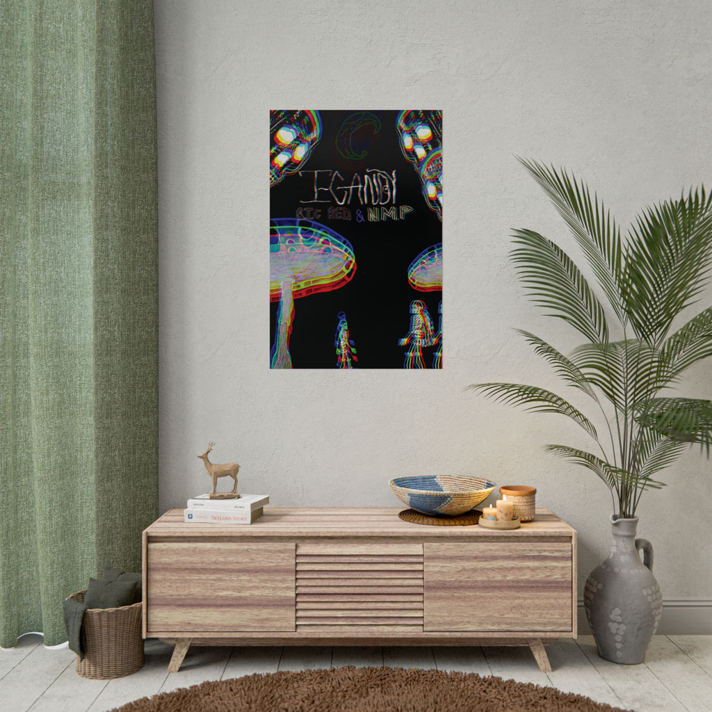 I-KANDY| "Psychedelic" Poster (Matte & Semi Glossy High Quality)