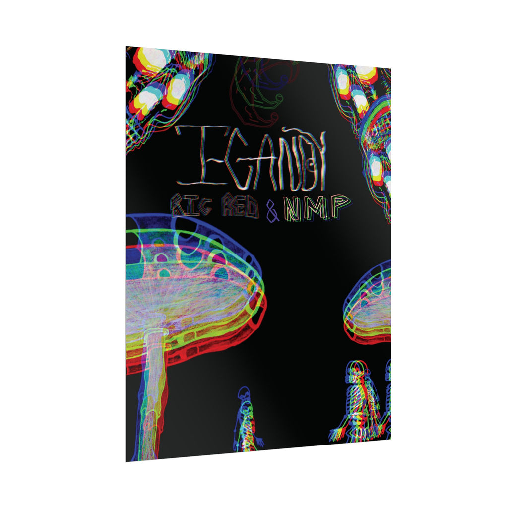 I-KANDY| "Psychedelic" Poster (Matte & Semi Glossy High Quality)