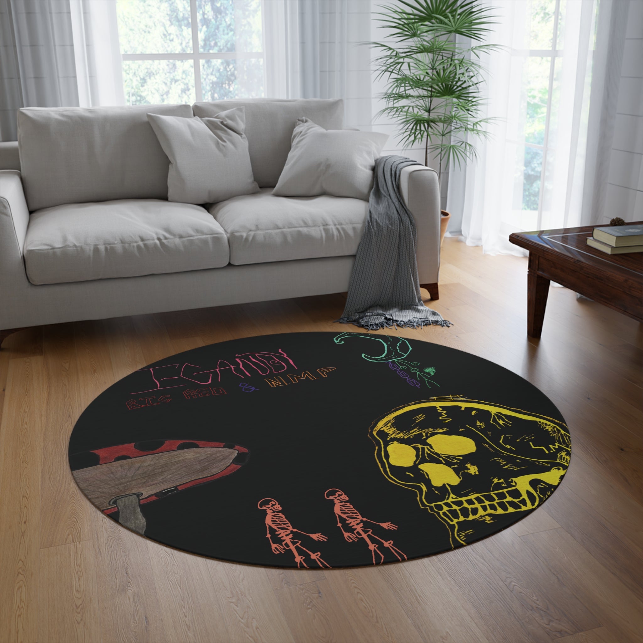 I-Kandy Round Rug (NIghtMode)